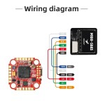 Modulo GPS M100-5883 HGLRC con Antenna in ceramica indicatori LED di bordo 21x21mm per Drone a lungo raggio aereo RC